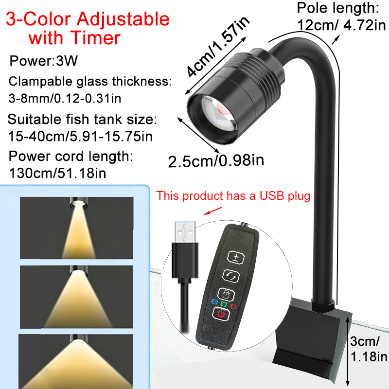 USB 3W South American Aquarium - Aquarium Marine Lights review and price