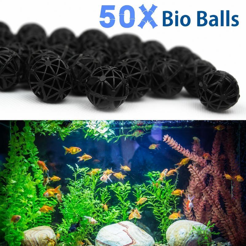 50Pcs 16mm Aquarium Bio Filter - Marine Fish Tank review and price