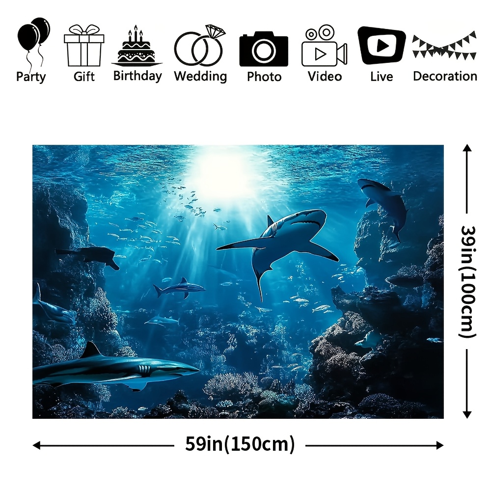 Majestic Deep Sea Shark Wall T - Marine Aquarium review and price