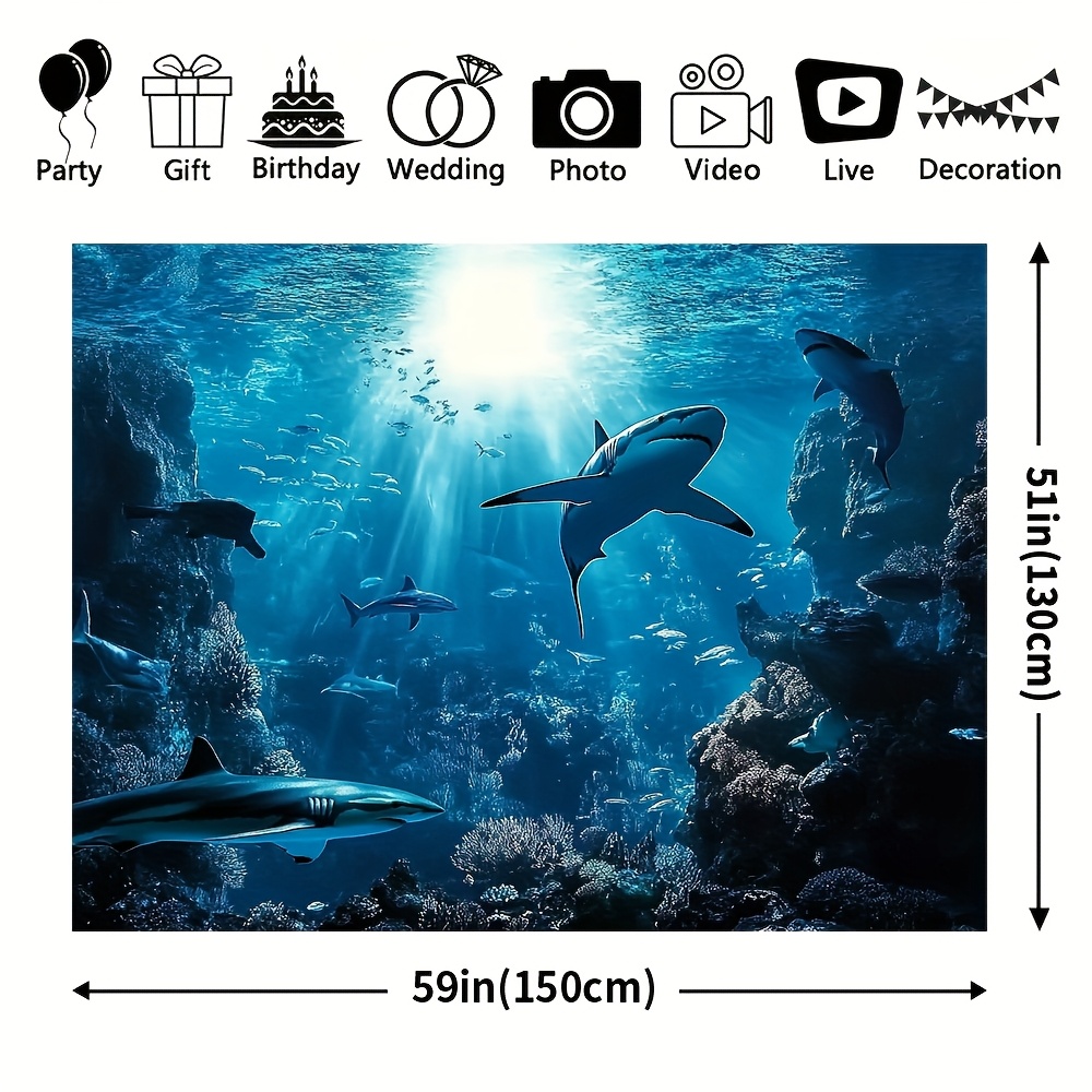 Majestic Deep Sea Shark Wall T - Marine Aquarium review and price