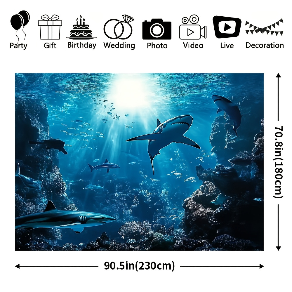 Majestic Deep Sea Shark Wall T - Marine Aquarium review and price