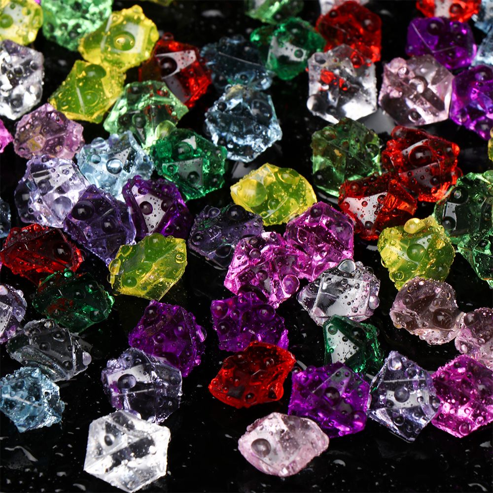 50PCS/pack Colorful 1.4*1.1cm  - Marine Aquarium Cube review and price