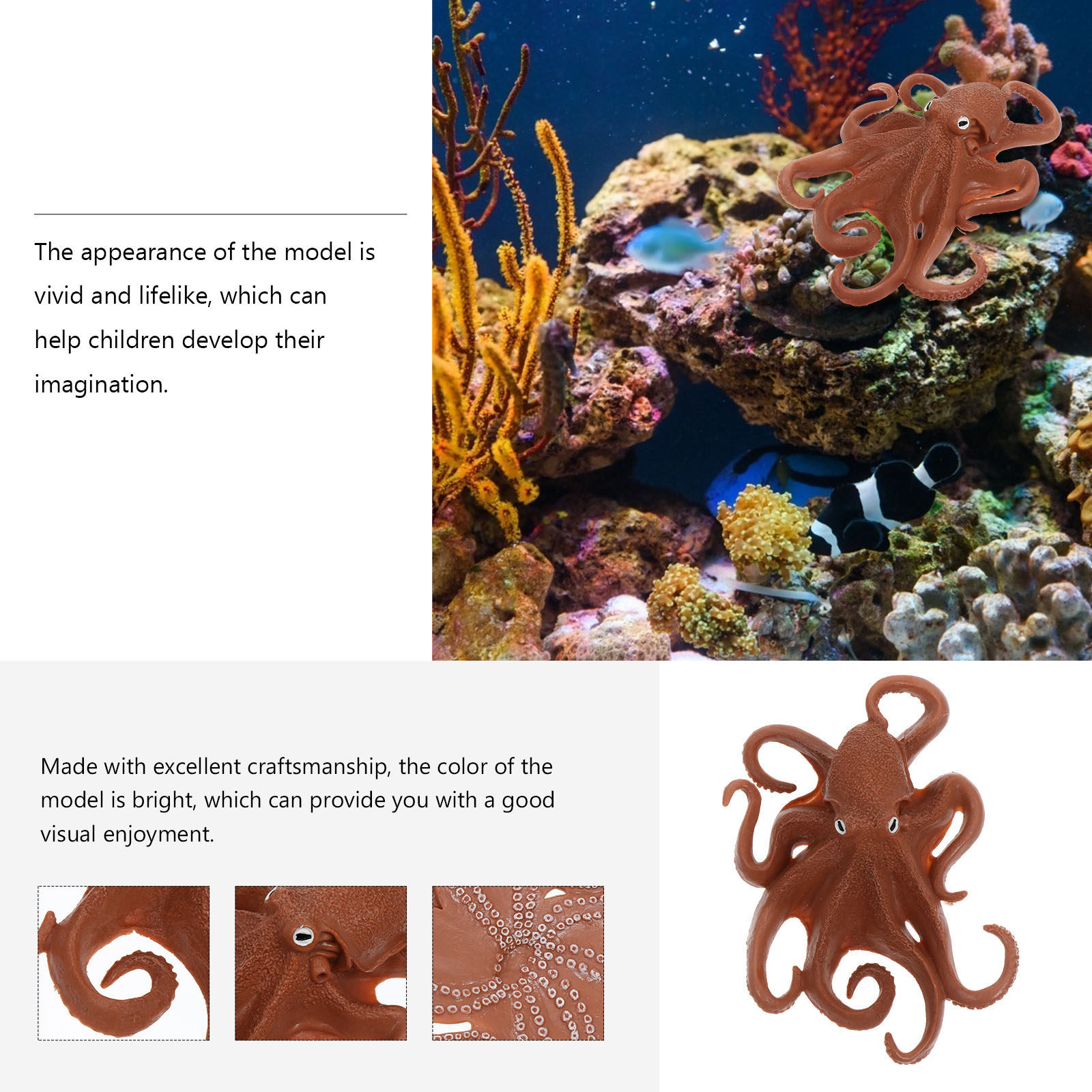 1Pcs Octopus Simulation Sea An - Ocean Aquarium review and price